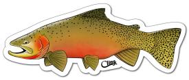 Cling Westslope Cutthroat Trout Sticker