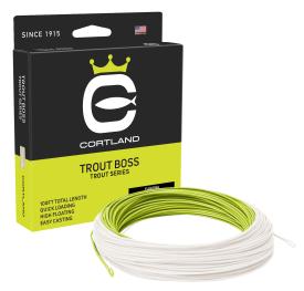 Cortland Trout Boss Chartreuse/White WF Floating Line