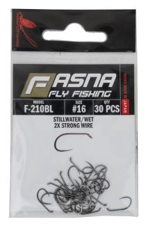 Fasna F-210BL 2X Strong Wire Stillwater/Wet Hooks 30pc