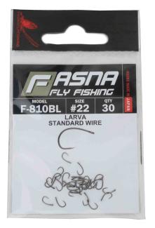 Fasna F-810BL Standard Wire Larva Hooks 30pc