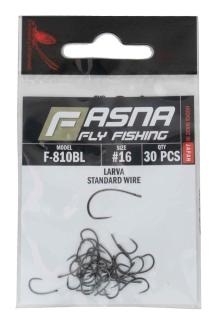 Fasna F-810BL Standard Wire Larva Hooks 30pc