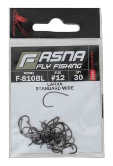 Fasna F-810BL Standard Wire Larva Hooks 30pc