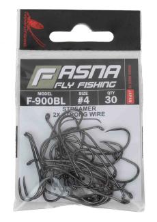 Fasna F-900BL 2X Strong Wire Streamer Hooks 30pc
