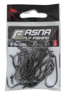 Fasna F-900BL 2X Strong Wire Streamer Hooks 30pc