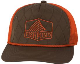Fishpond Dorsal Fin Quilted Trucker Hat - Campfire