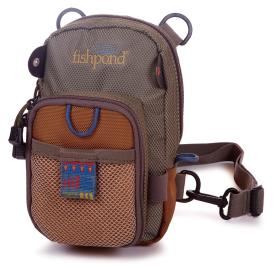 Fishpond San Juan Vertical Chest Pack - Sand/Saddle Brown