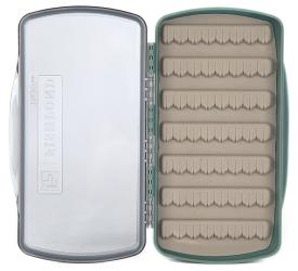 Fishpond Tacky Pescador Fly Box - Medium - LowPro - Clear - Smoke Grey