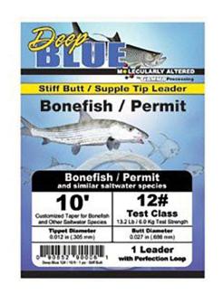 Frog Hair Deep Blue Bonefish/Permit Tapered Leaders