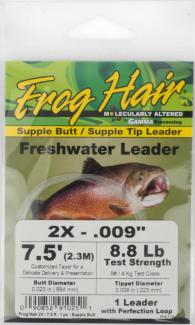 Frog Hair Supple Butt Leader 7.5ft (2.3m)