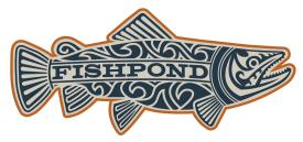 Maori Trout Sticker- Overcast 7 inch