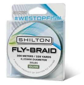 Shilton Fly Braid Backing Olive 30lb