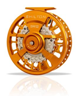 Shilton SR Series Fly Reel Gold