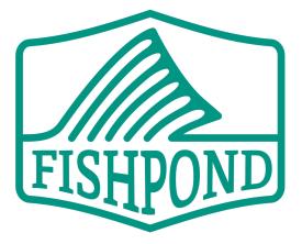 Thermal Die Cut Sticker Dorsal Fin 4 inch Aqua