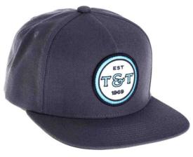 Thomas & Thomas Dark Gray Flat Brim Snapback