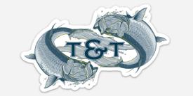 Thomas & Thomas Tarpon Sticker 6 inch