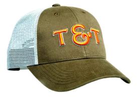 Thomas & Thomas Trucker Hat - Rifle Green (w/ Orange)