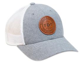 Thomas & Thomas Trucker Hat with Leather Logo patch